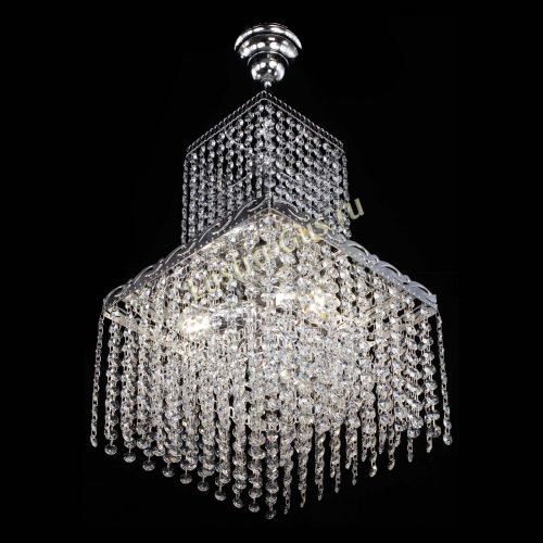 Люстра Квадрат №3 с подвесом в Самаре Гусь Хрустальный