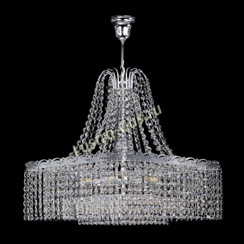 Люстра Квадрат Оптикон с подвесом в Самаре Гусь Хрустальный