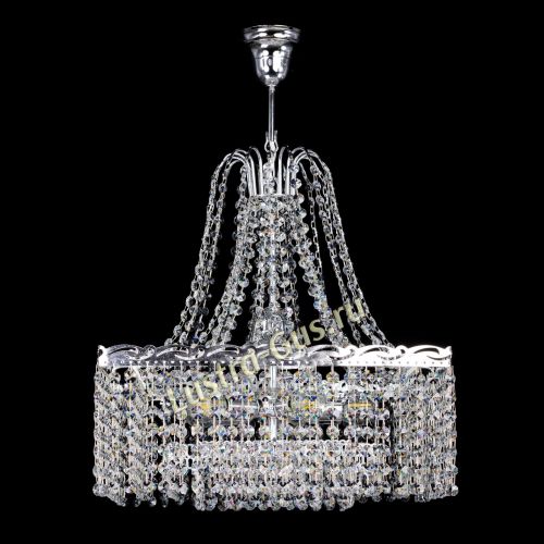 Люстра Квадрат Оптикон с подвесом в Самаре Гусь Хрустальный