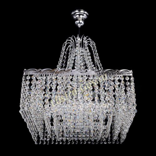 Люстра Квадрат Оптикон с подвесом в Самаре Гусь Хрустальный