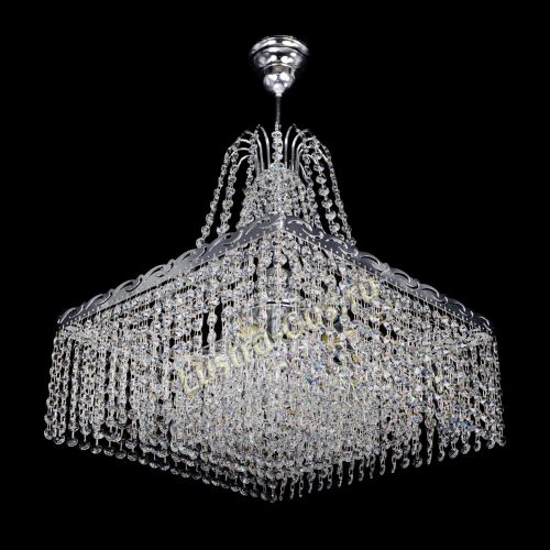 Люстра Квадрат Оптикон с подвесом в Самаре Гусь Хрустальный