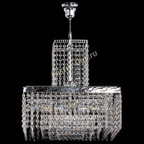 Люстра Квадрат с подвесом в Самаре Гусь Хрустальный