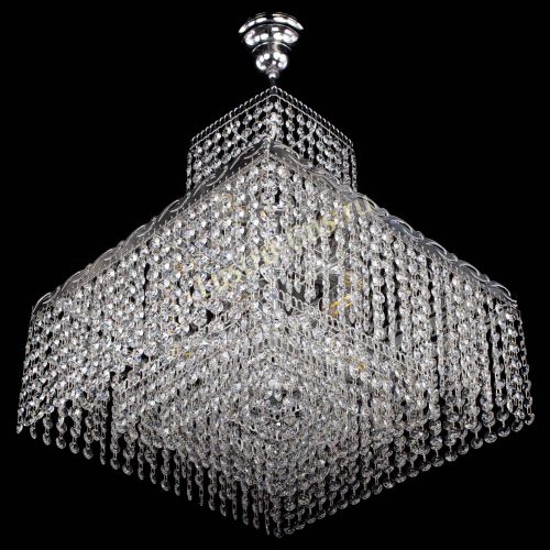 Люстра Квадрат с подвесом в Самаре Гусь Хрустальный