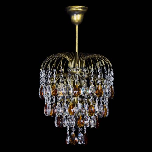 Люстра Лора №3 под бронзу чайная в Самаре Гусь Хрустальный