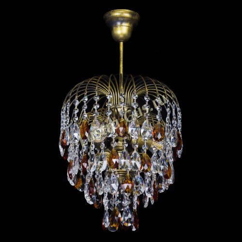 Люстра Лора №3 под бронзу чайная в Самаре Гусь Хрустальный