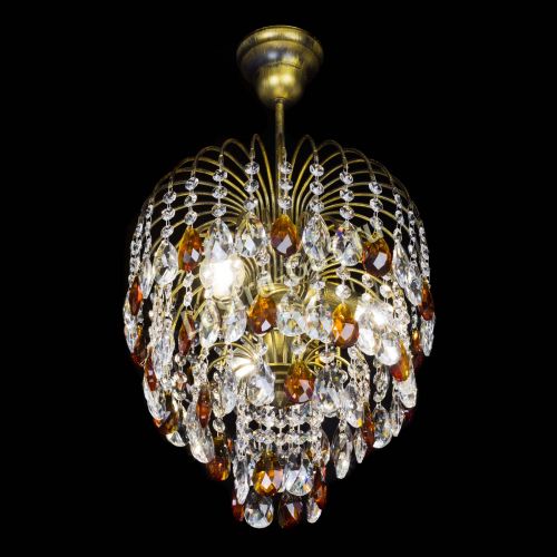 Люстра Лора №3 под бронзу чайная в Самаре Гусь Хрустальный