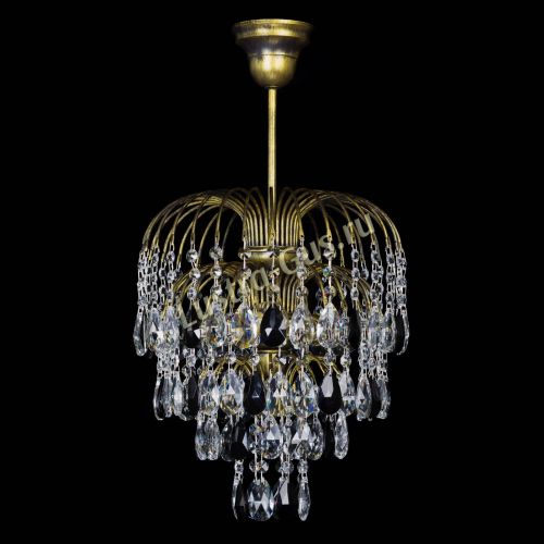 Люстра Лора №3 под бронзу черная в Самаре Гусь Хрустальный