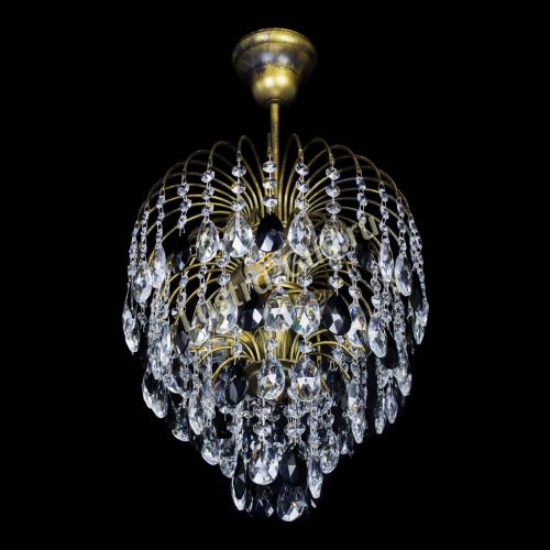 Люстра Лора №3 под бронзу черная в Самаре Гусь Хрустальный