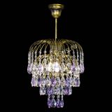 Люстра Лора №3 под бронзу фиолетовая в Самаре