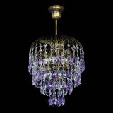 Люстра Лора №3 под бронзу фиолетовая в Самаре