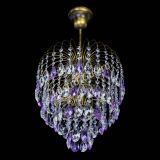 Люстра Лора №3 под бронзу фиолетовая в Самаре