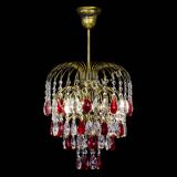 Люстра Лора №3 под бронзу красная в Самаре