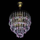 Люстра Лора №3 под бронзу розовая в Самаре