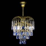 Люстра Лора №3 под бронзу синяя в Самаре