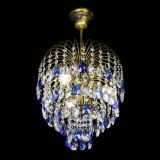 Люстра Лора №3 под бронзу синяя в Самаре