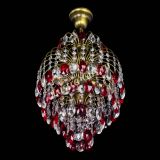 Люстра Лора №3 журавлик Красная под бронзу в Самаре Люстра Лора №3 журавлик Красная под бронзу в Самаре