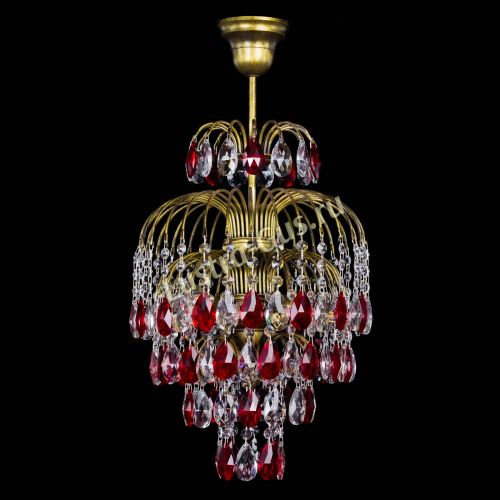 Люстра Лора №3 журавлик Красная под бронзу в Самаре Люстра Лора №3 журавлик Красная под бронзу в Самаре