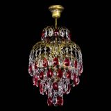 Люстра Лора №3 журавлик Красная под бронзу в Самаре Люстра Лора №3 журавлик Красная под бронзу в Самаре