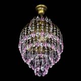 Люстра Лора №3 журавлик Розовая под бронзу в Самаре