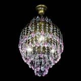 Люстра Лора №3 журавлик Розовая под бронзу в Самаре