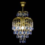 Люстра Лора №3 журавлик Синяя под бронзу в Самаре Люстра Лора №3 журавлик Синяя под бронзу в Самаре