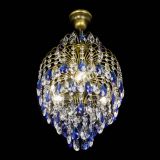 Люстра Лора №3 журавлик Синяя под бронзу в Самаре Люстра Лора №3 журавлик Синяя под бронзу в Самаре