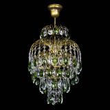 Люстра Лора №3 журавлик Зеленая под бронзу в Самаре