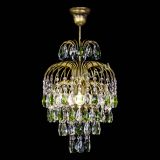 Люстра Лора №3 журавлик Зеленая под бронзу в Самаре