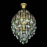 Люстра Лора №3 журавлик Зеленая под бронзу в Самаре