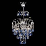 Люстра Лора №3 журавлик синяя в Самаре