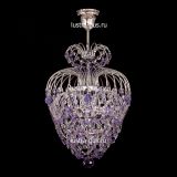 Люстра Лора оптикон сиреневая в Самаре