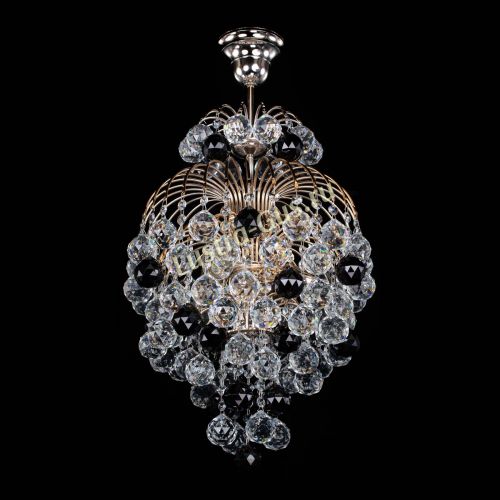 Люстра Лора Шар 40 черная в Самаре Гусь Хрустальный