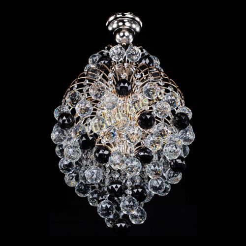 Люстра Лора Шар 40 черная в Самаре Гусь Хрустальный