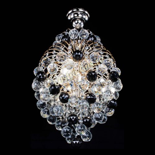 Люстра Лора Шар 40 черная в Самаре Гусь Хрустальный