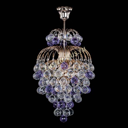 Люстра Лора Шар 40 фиолетовая в Самаре Люстра Лора Шар 40 фиолетовая в Самаре