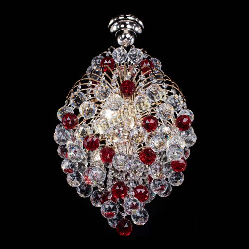 Люстра Лора Шар 40 красная в Самаре Гусь Хрустальный