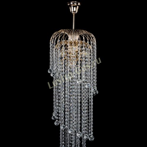 Люстра Лора Винтаж длинная (шар 30мм) в Самаре Гусь Хрустальный