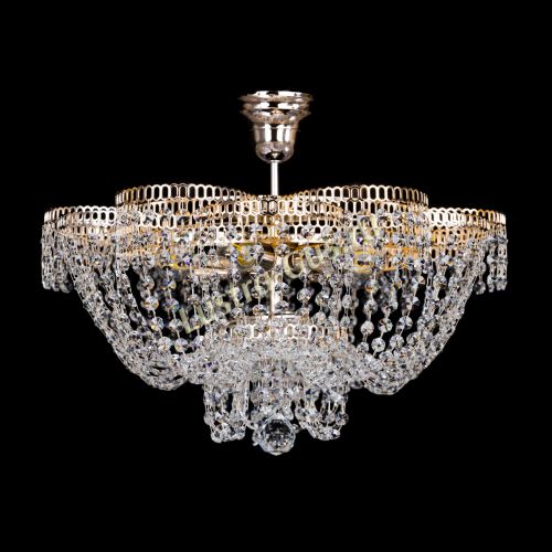 Люстра Лотос Пион с подвесом в Самаре Гусь Хрустальный