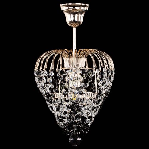 Люстра Малинка обтикон черная в Самаре Гусь Хрустальный