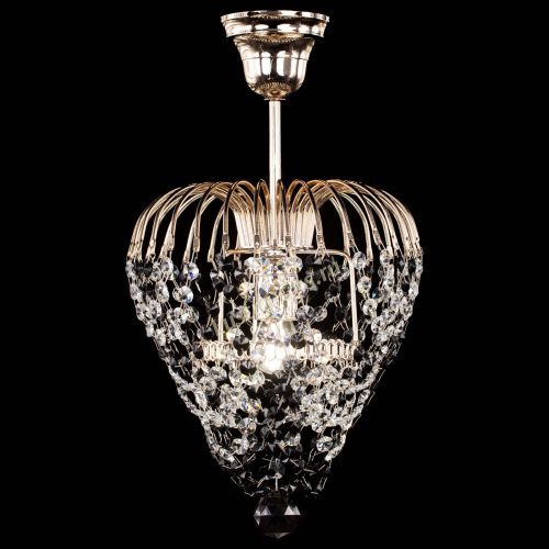 Люстра Малинка обтикон черная в Самаре Гусь Хрустальный