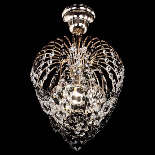 Люстра Малинка обтикон черная в Самаре Гусь Хрустальный