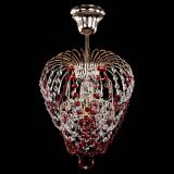 Люстра Малинка обтикон красная в Самаре
