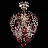 Люстра Малинка обтикон красная в Самаре