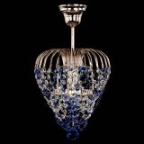 Люстра Малинка обтикон синяя в Самаре