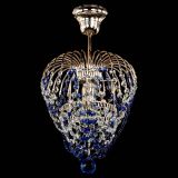 Люстра Малинка обтикон синяя в Самаре