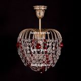 Люстра Малинка шар красная в Самаре