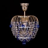 Люстра Малинка шар синяя в Самаре