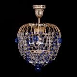 Люстра Малинка шар синяя в Самаре