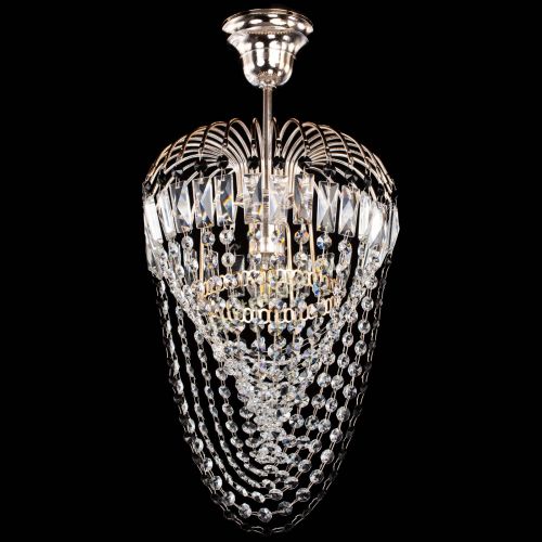 Люстра Малинка Водоворот черная в Самаре Гусь Хрустальный