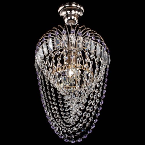 Люстра Малинка Водоворот фиолетовая в Самаре Гусь Хрустальный